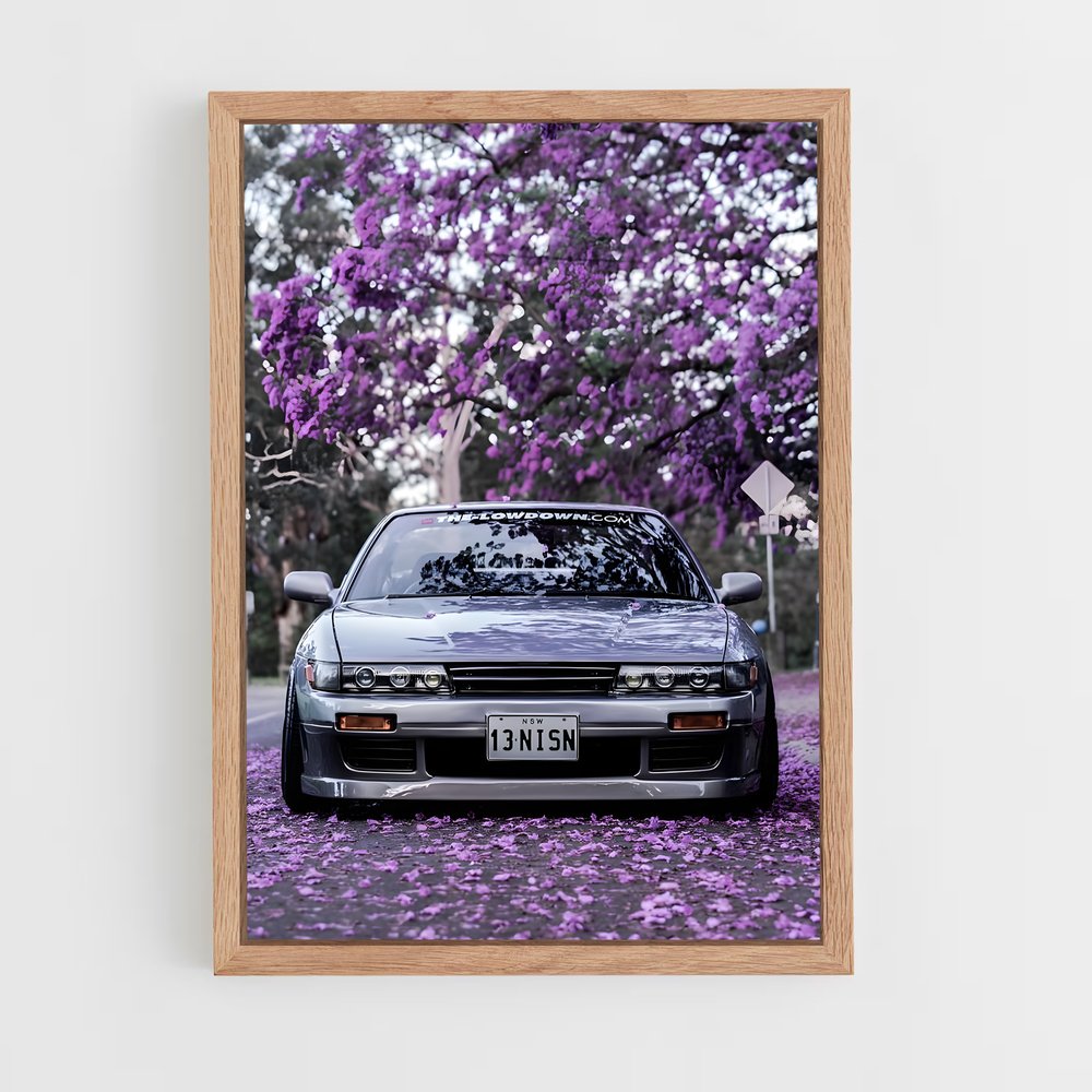 Poster Nuit Fleurie – affiche Nissan (vue 4)